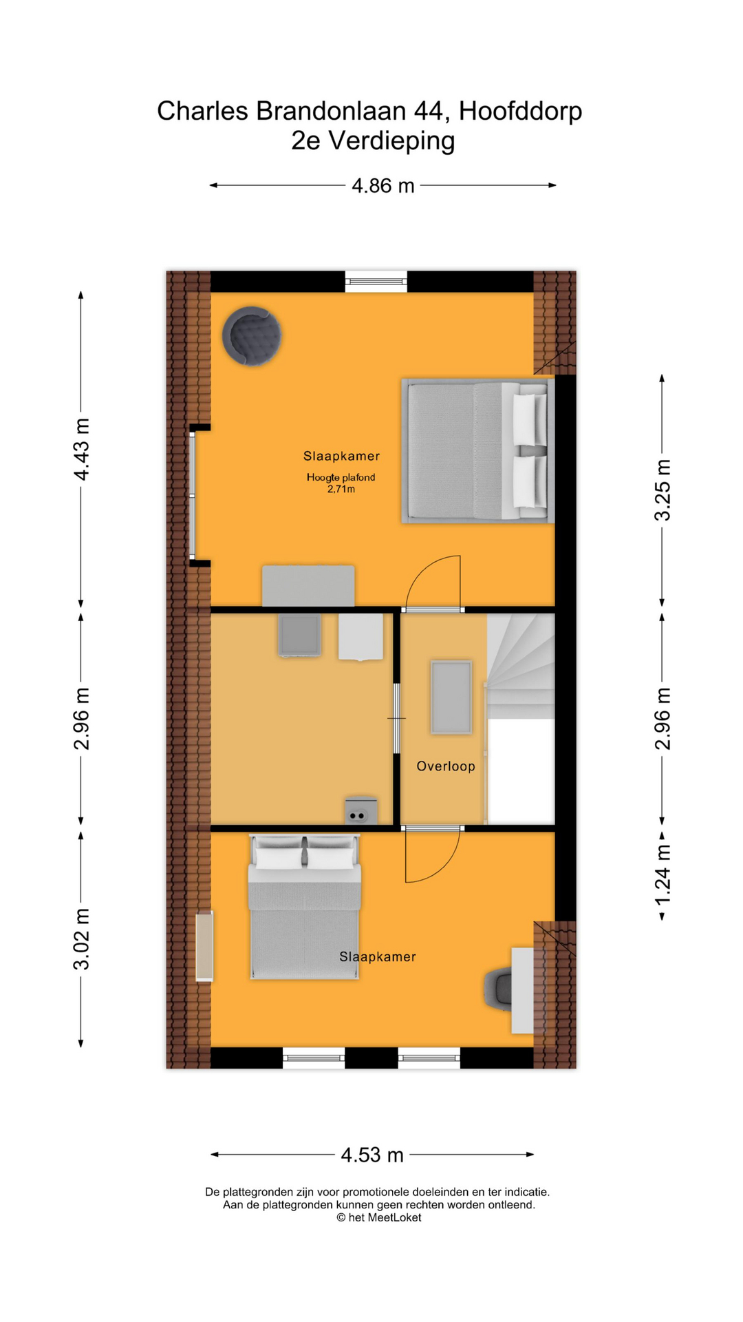 Charles Brandonlaan 44 , 2135 ZA Hoofddorp map